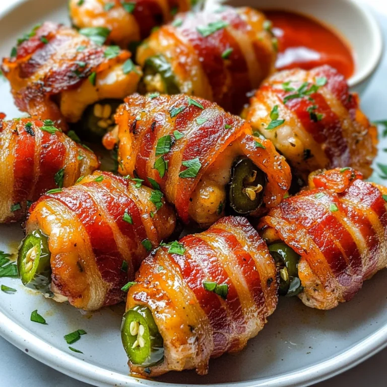 Bacon-Wrapped Jalapeño Chicken Bites