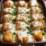 Chicken Alfredo Tater Tot Casserole: A Cozy, Comforting Dinner