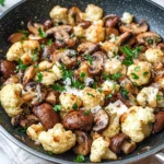 Garlic Cauliflower Mushroom Skillet: Quick & Delicious Dish