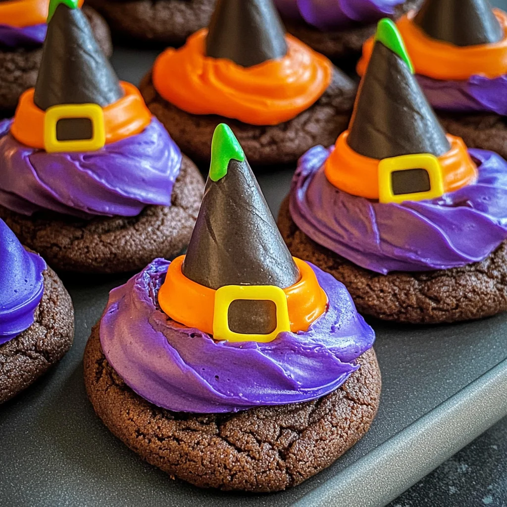 Halloween Witch Hat Cookies