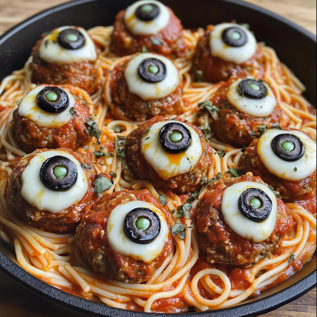 Spooky Spaghetti & Eyeballs