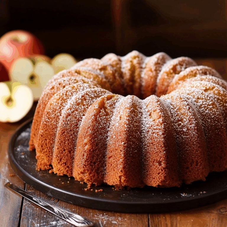 Apple Cider Bundt Cake