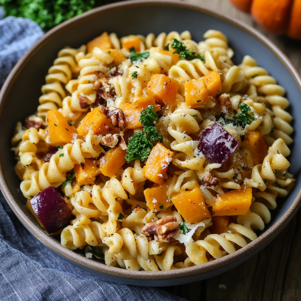 UpChuckin’ Pumpkin Loaded Pasta Salad