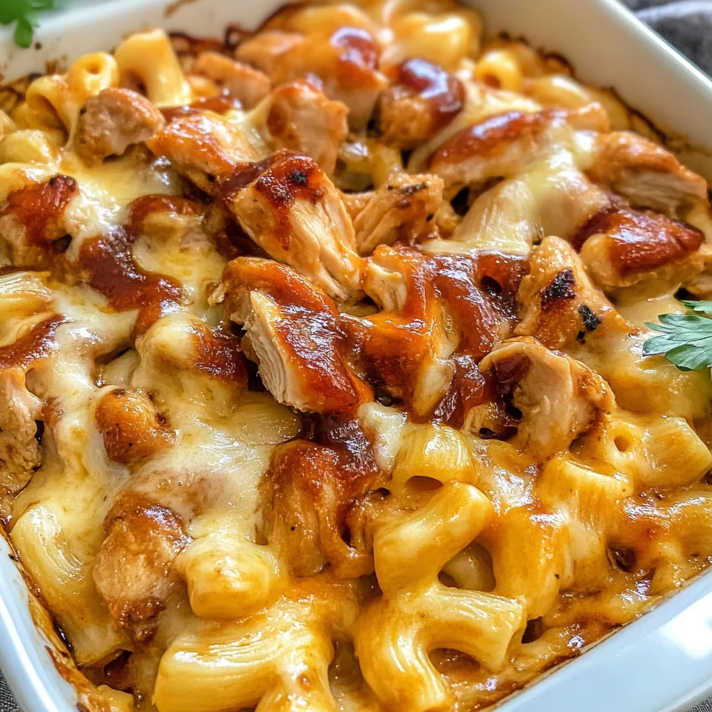 BBQ Chicken Mac and Cheese