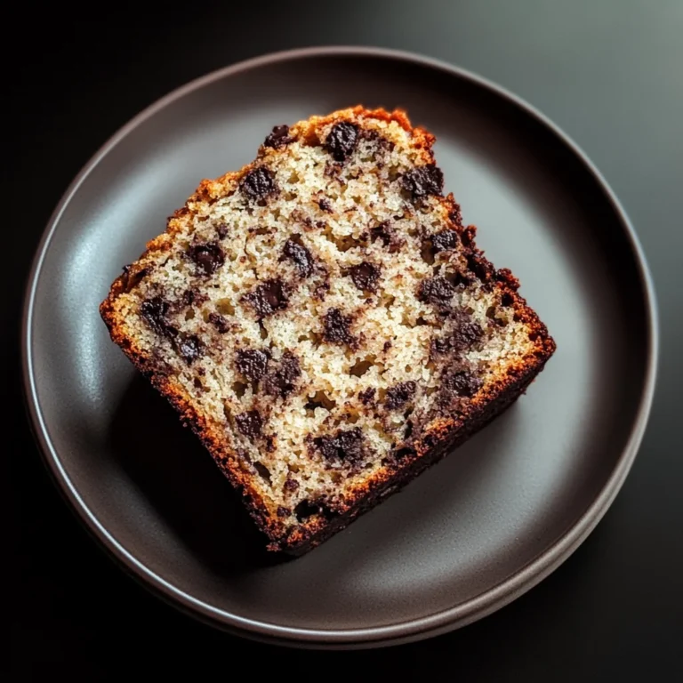 Banana Bread Recipe with Chocolate Chips