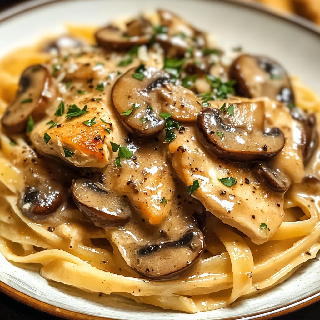 Chicken Marsala Pasta