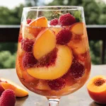 Chilled Peach Moscato Sangria