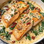 Creamy Garlic Butter Tuscan Salmon