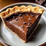 Dark Chocolate Chess Pie