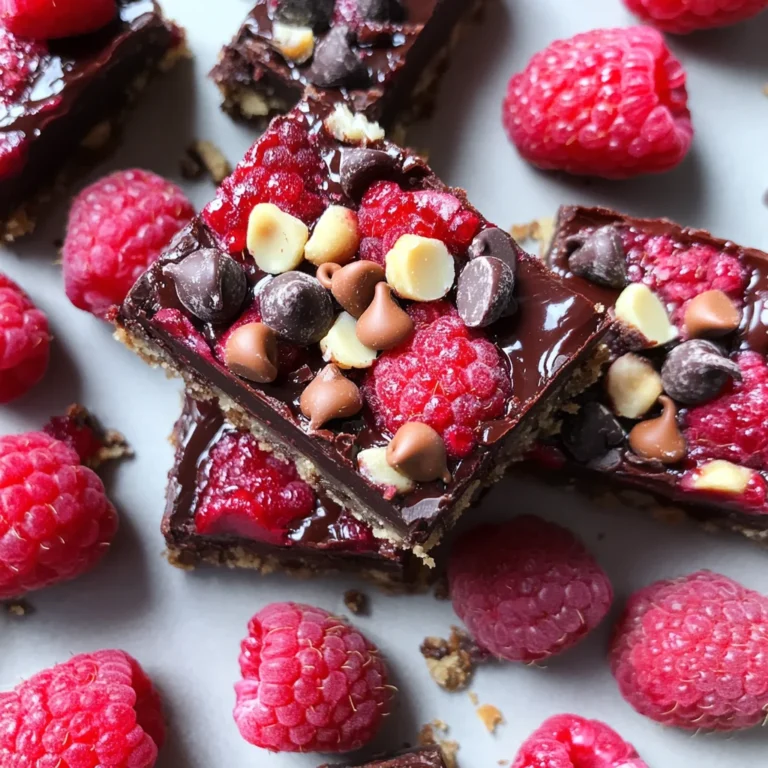Dark Chocolate Raspberry Pie Bars