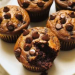 Double Chocolate Pumpkin Muffins