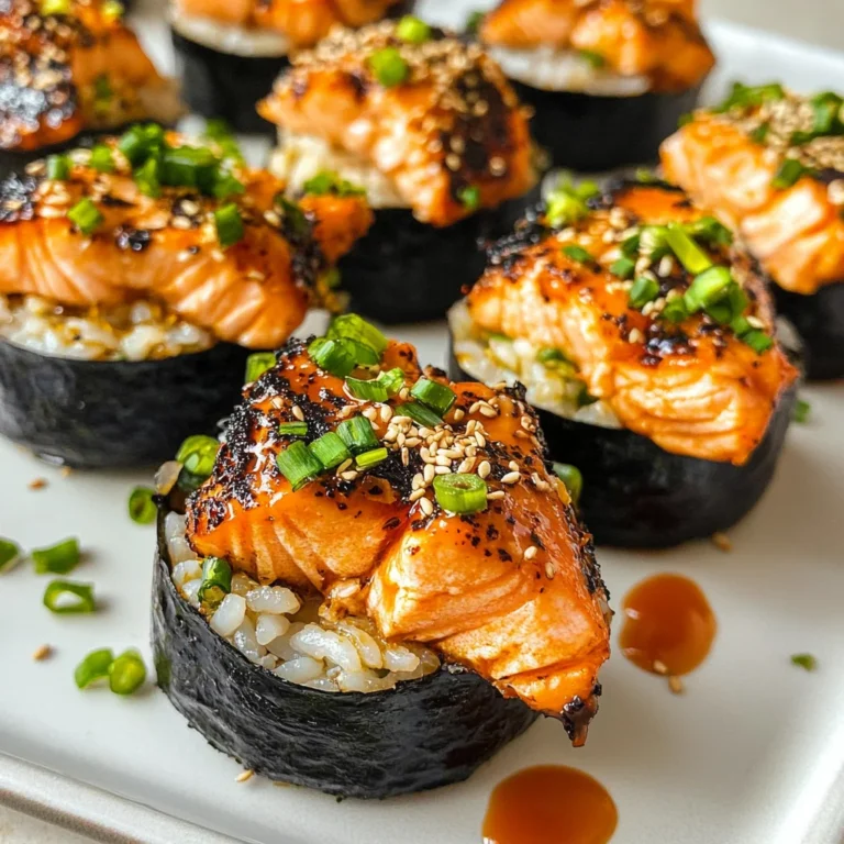 Easy Baked Salmon Sushi Cups (Viral Recipe)