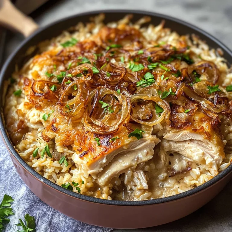 French Onion Chicken Rice