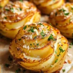 Garlic Parmesan Duchess Potatoes