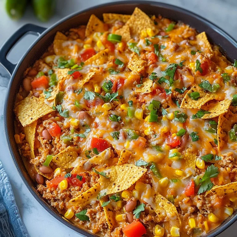 Ground Chicken Taco Casserole