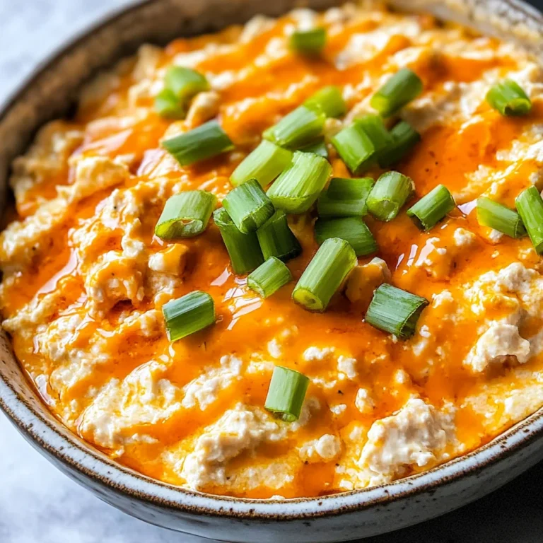 Healthy Cottage Cheese Buffalo Chicken Dip