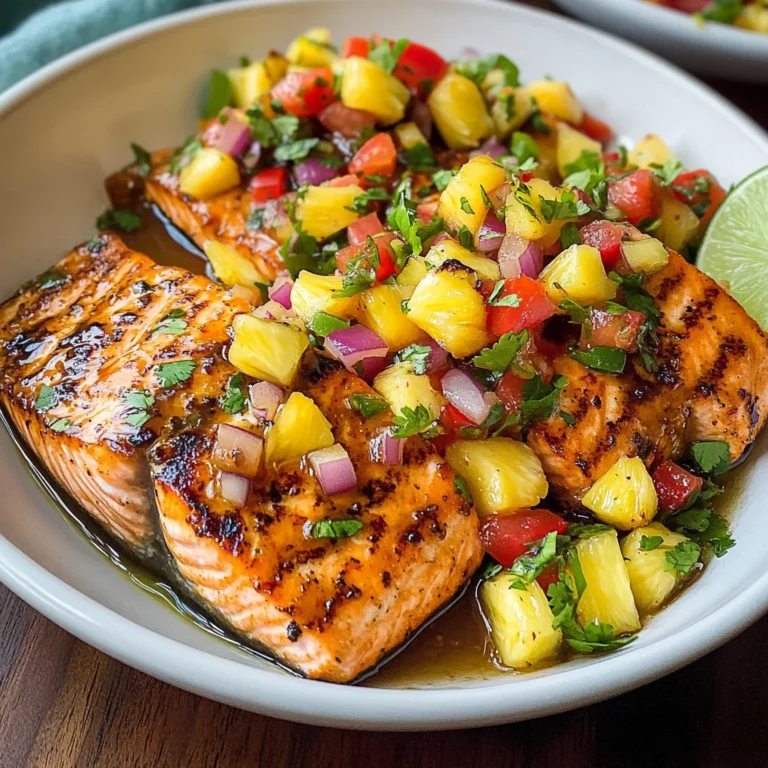 Honey Pineapple Salmon