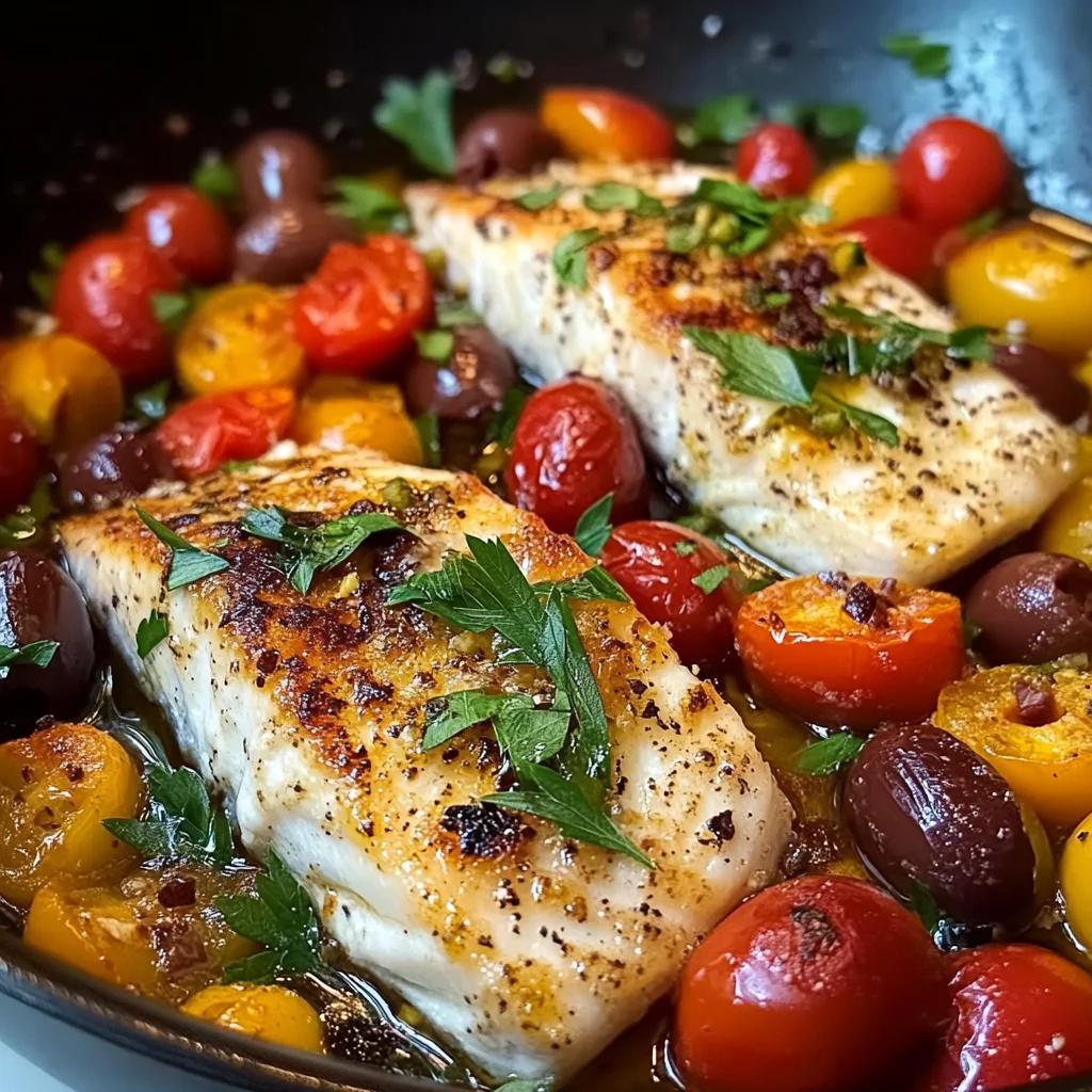 Mediterranean Baked Fish