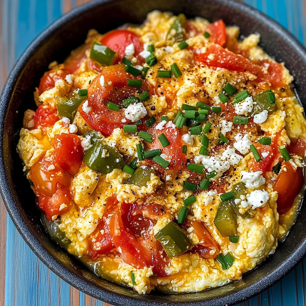 Menemen (Turkish Egg Scramble)