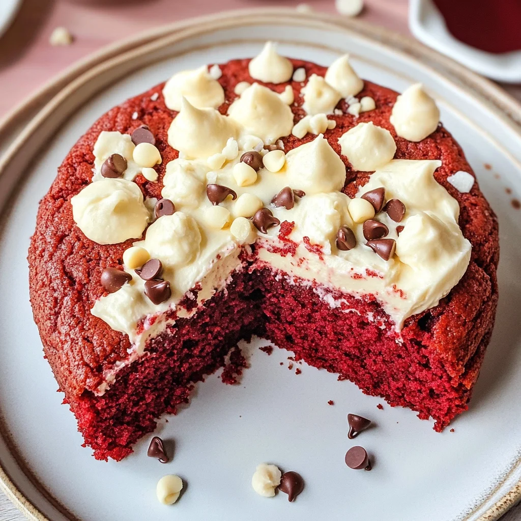 Red Velvet Cookie Cake