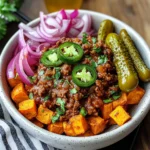 Sloppy Joe Sweet Potato Bowls