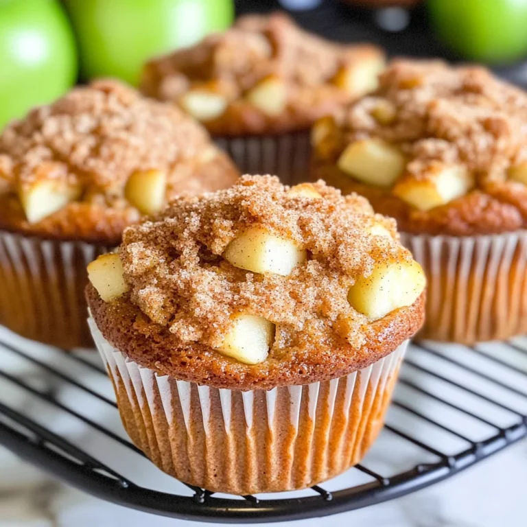 Soft Apple Cinnamon Muffins for Breakfast