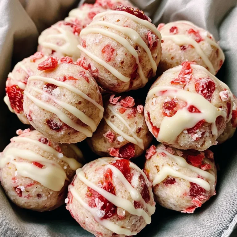 Strawberry Shortcake Energy Bites