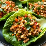 Thai Chicken Lettuce Wraps