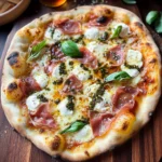 White Pizza with Prosciutto & Hot Honey