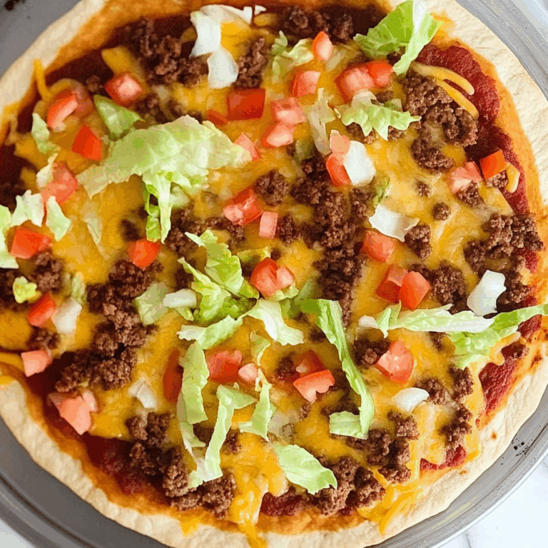 Easy Taco Pizza