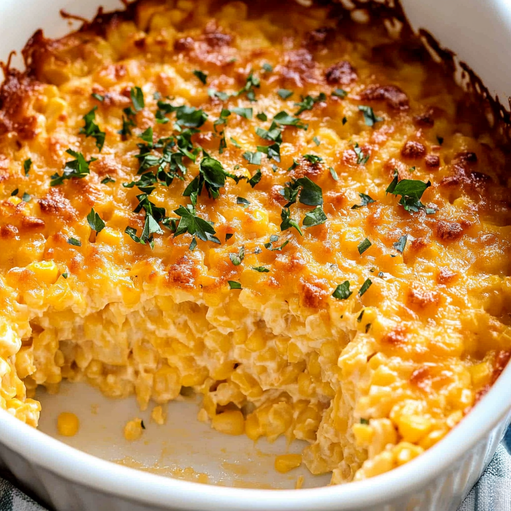 Honey-Glazed Corn Casserole