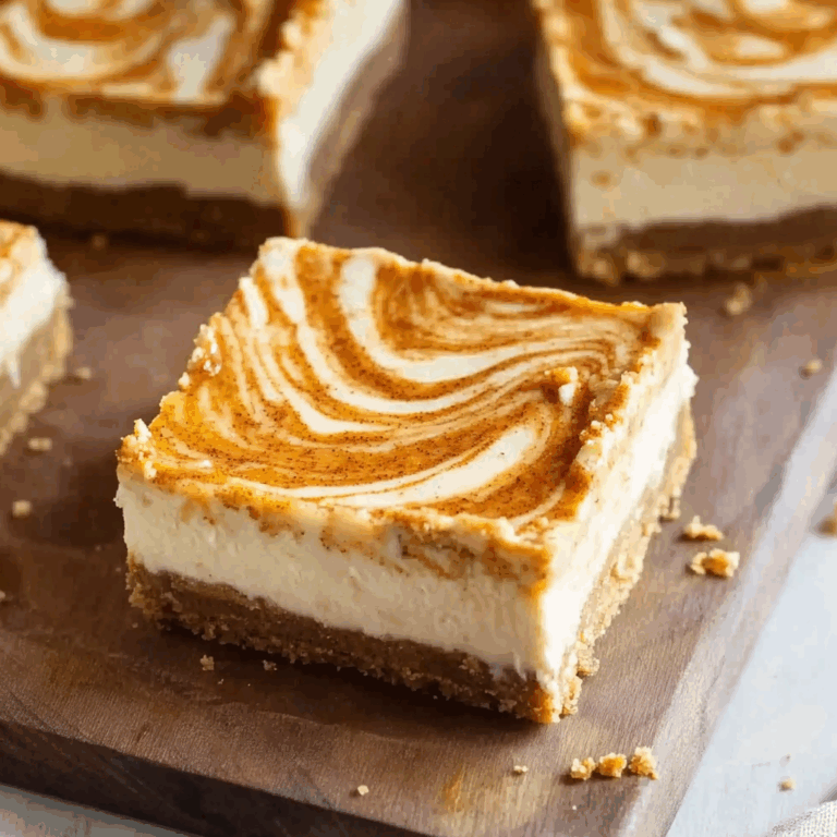 Pumpkin Spice Cheesecake Bars (Easy and Creamy)