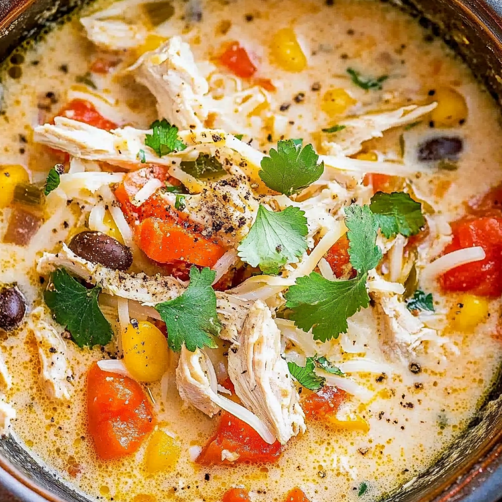 Slow Cooker Keto Chicken Cream Cheese Soup
