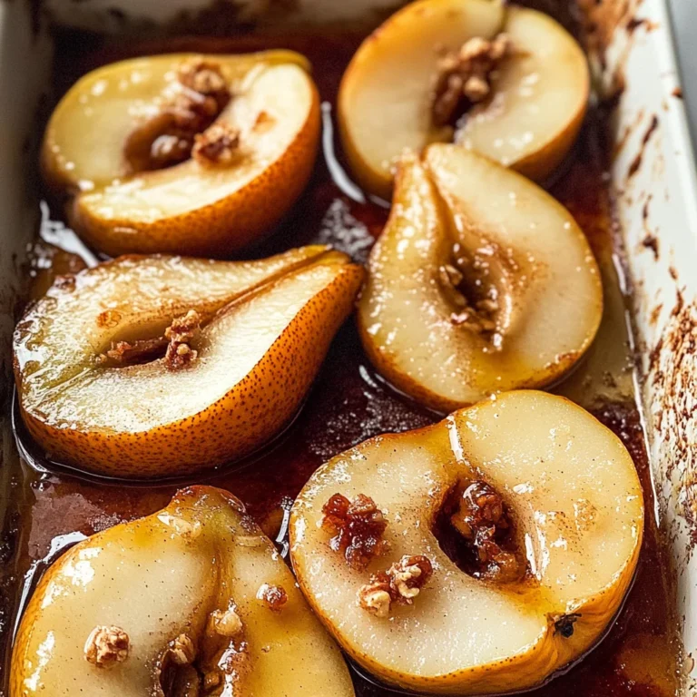 Baked Pears with Cinnamon Honey