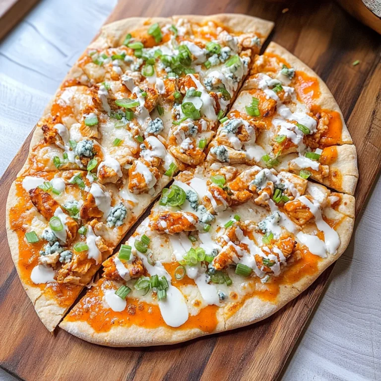 Buffalo Chicken Flatbread