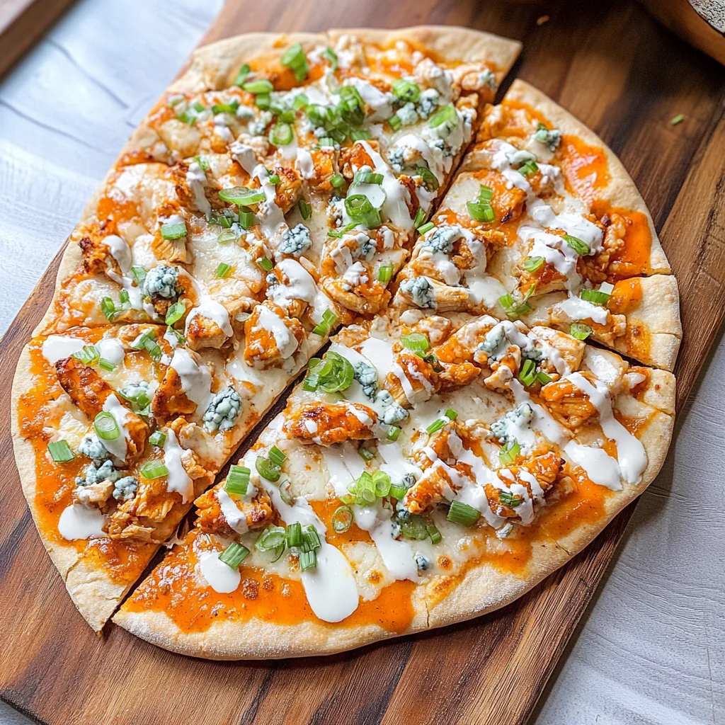 Buffalo Chicken Flatbread