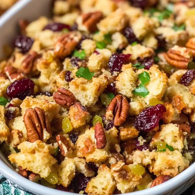 Crock Pot Cranberry Pecan Stuffing