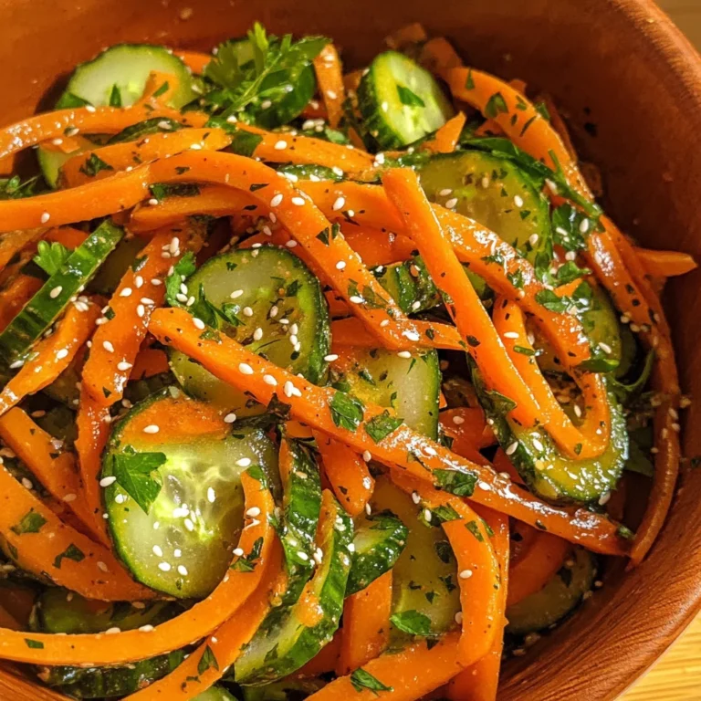 Cucumber Carrot Salad