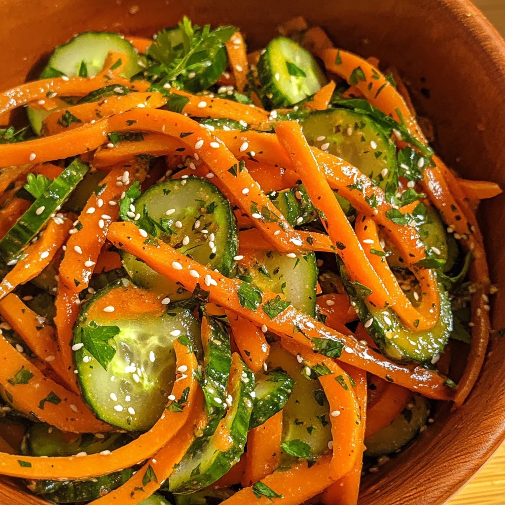 Cucumber Carrot Salad