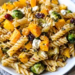 Fall Pasta Salad with Butternut Squash and Brussels