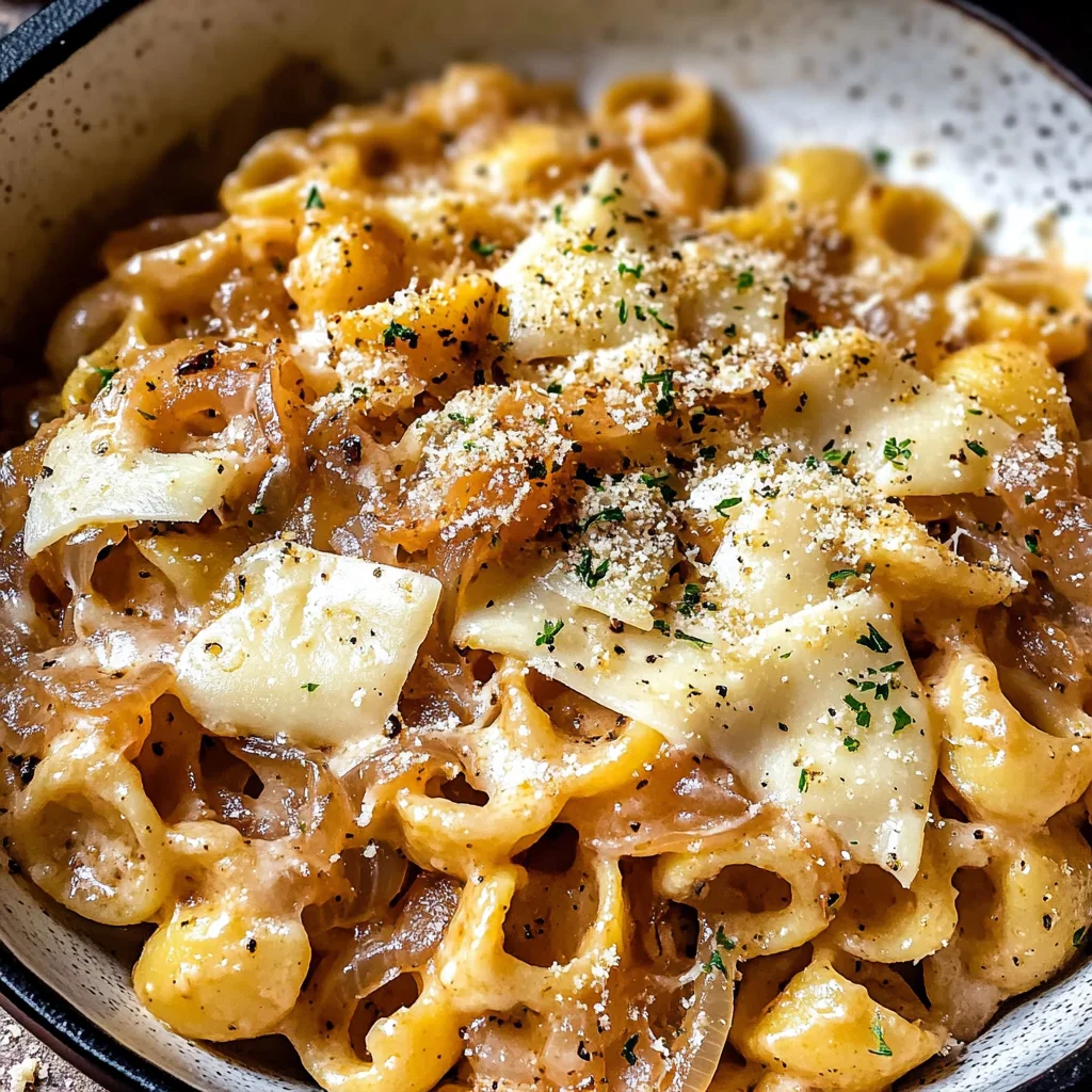 French Onion Pasta Recipe