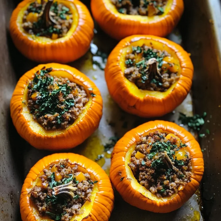 Stuffed Mini Pumpkins Recipe