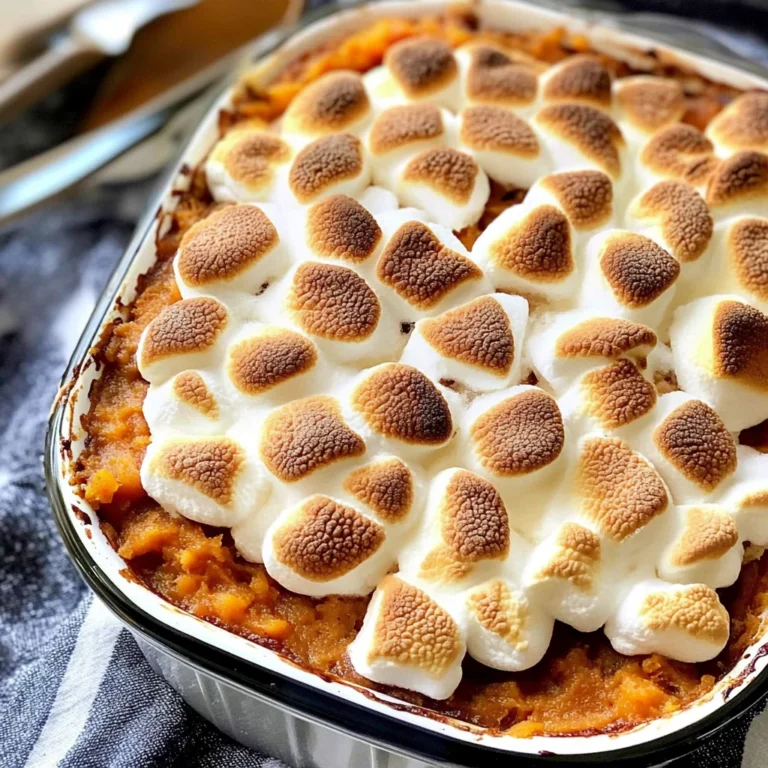 Sweet Potato Casserole with Marshmallows