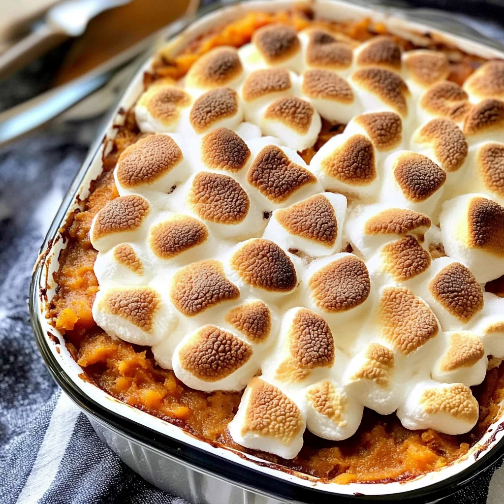 Sweet Potato Casserole with Marshmallows