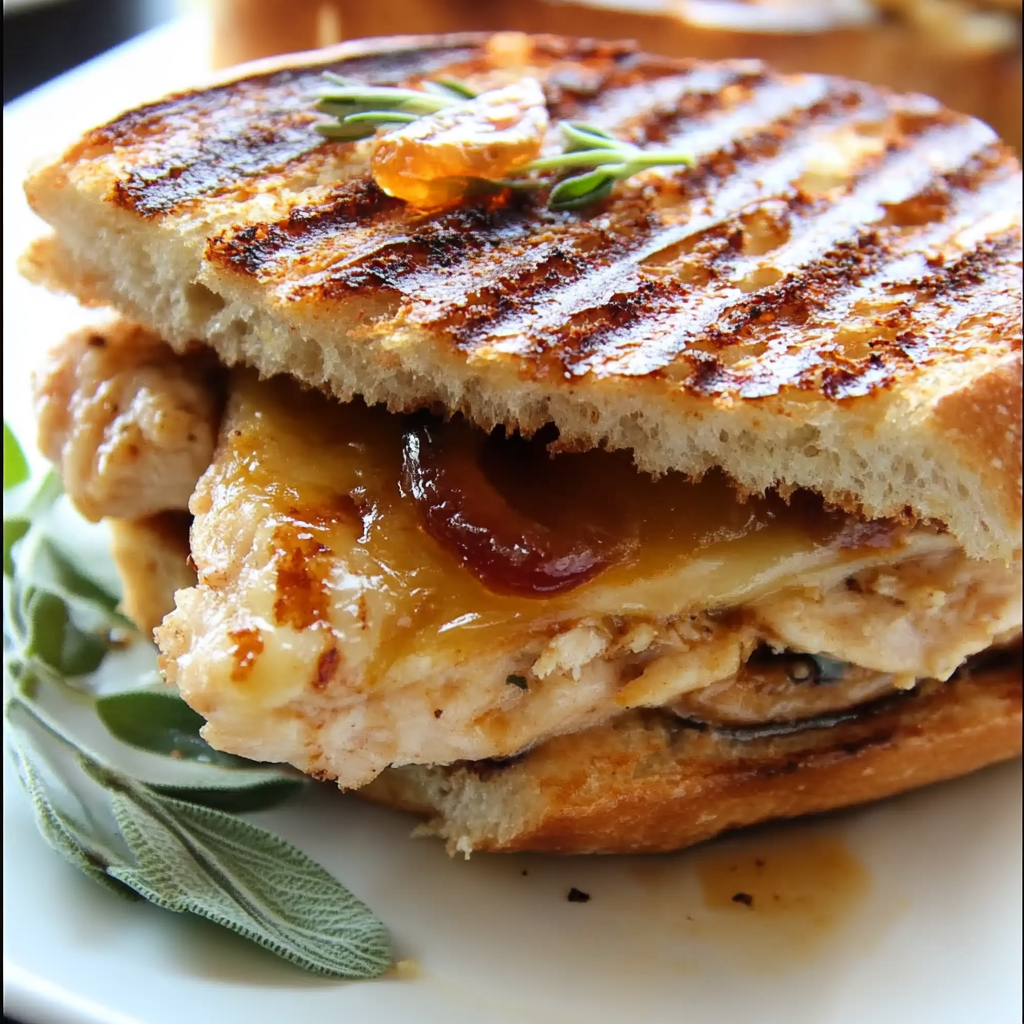 Apricot Brie Chicken Sandwiches