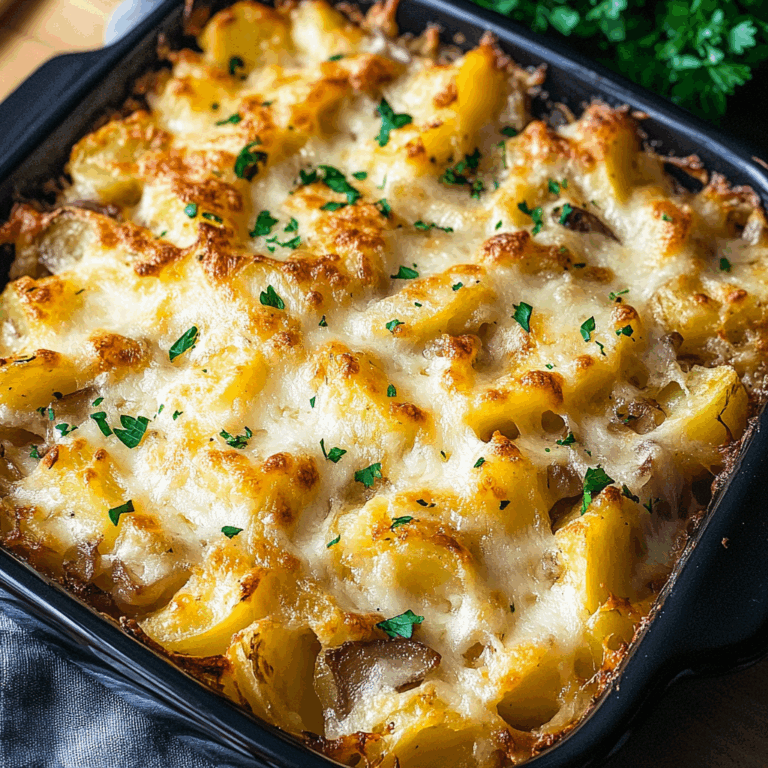French Onion Potato Bake