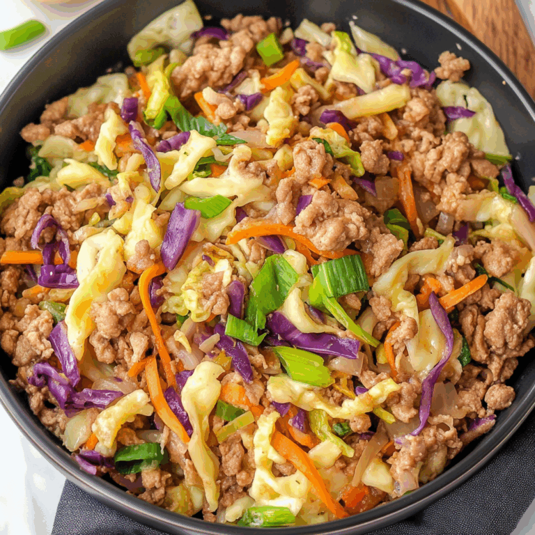 Inside Out Egg Roll in a Bowl