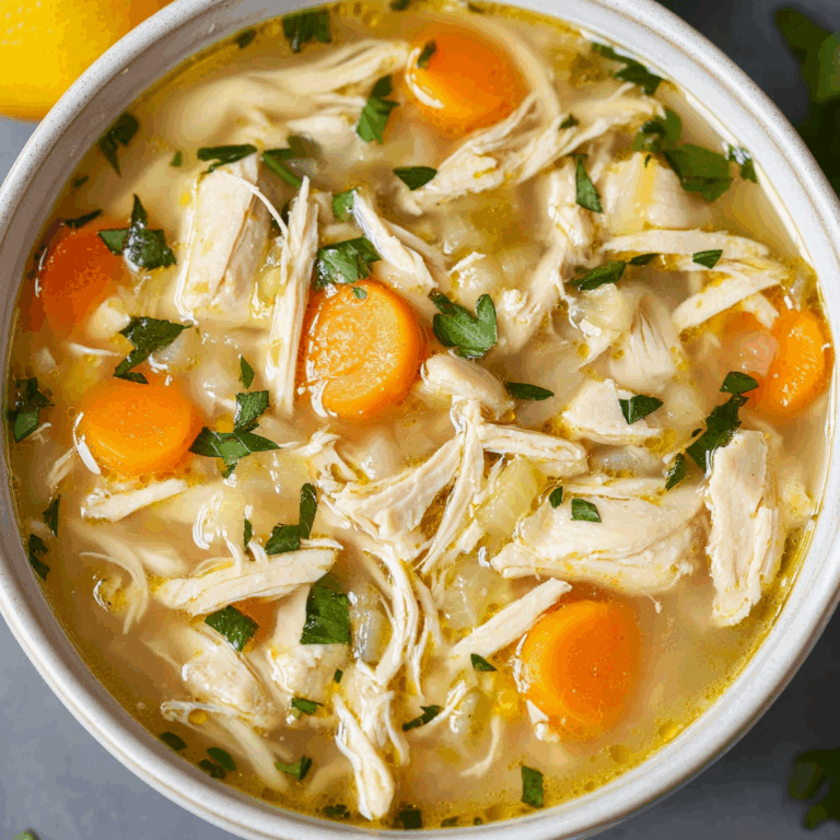 Lemon Chicken Soup Recipe