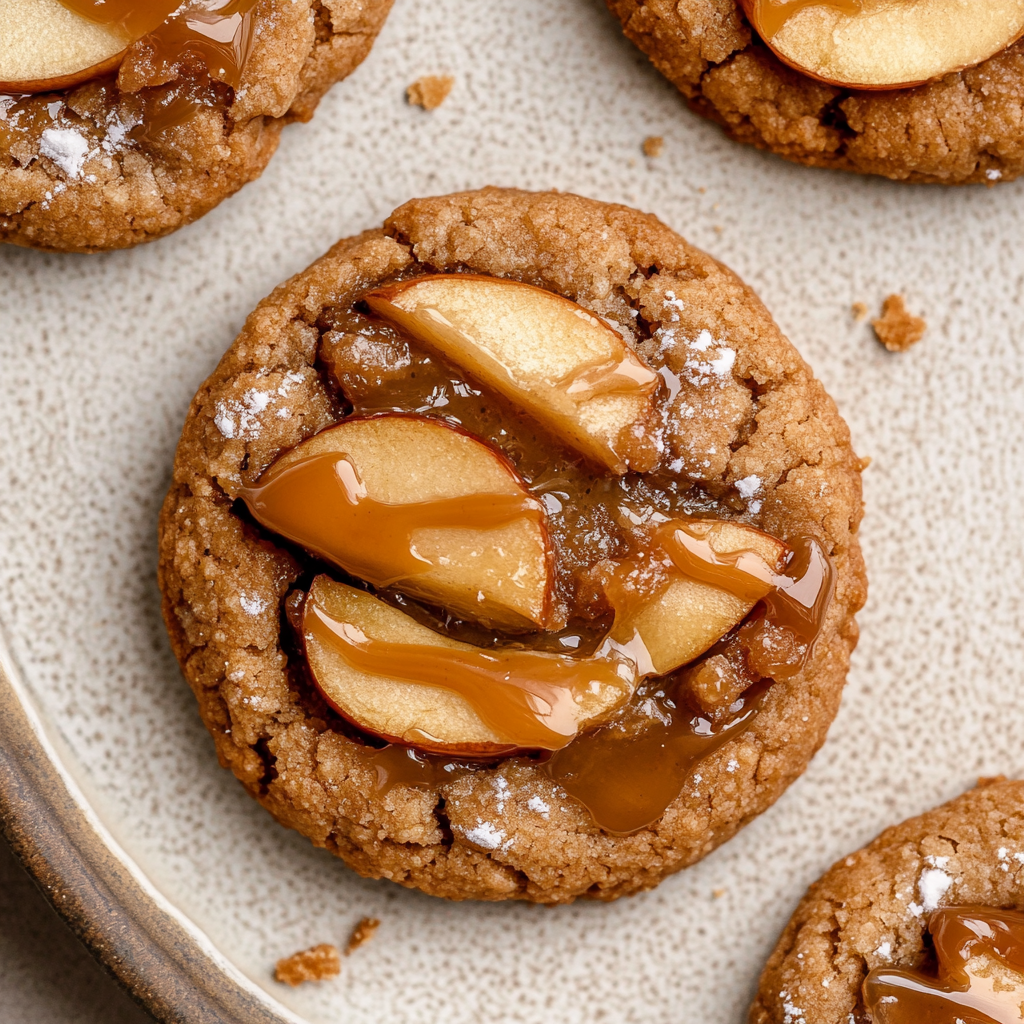 Salted Caramel Apple Pie Cookies
